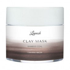 Clay Lapush Bamboo Coal Clay Mask face pack with black clay, 50 ml