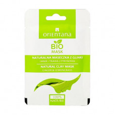 Clay Orientana Natural Clay Mask Ginger & Lemongrass face pack Ginger and a magnolia vine, for the combined skin of 10 ml