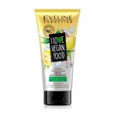 Deep cleansing foam for washing of Eveline Cosmetics I Love Vegan Food for the fat and combined skin, 150 ml
