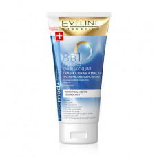 Deep cleansing gel + a srub + a mask against imperfections of face skin 8 in 1 Eveline Cosmetics Facemed+, 150 ml