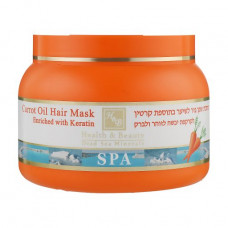 Mud Health And Beauty Carrot Oil & Mud Hair Mask mask for a dry and dyed hair, with carrot oil, 250 ml
