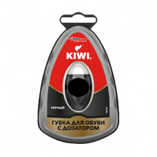 The KIWI Express Shine shoe polishing sponge with the batcher, black, 7 ml