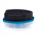 The Dividik shoe polishing sponge for smooth skin with the batcher, black, 6 ml