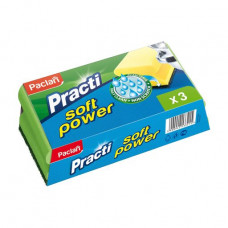 Gubka kitchen Paclan Practi Soft Power, 3 pieces