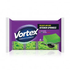 Gubka kitchen Vortex Delicate and Care for delicate surfaces, 4 pieces