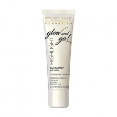 Highlighter for the person Eveline Highlight Glow And Go Champagne glow, 20 ml