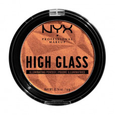 Highlighter for the person NYX Professional Makeup High Glass lluminating Powder 03 Golden hour, 4 g