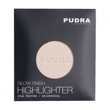Highlighter for the person Pudra Cosmetics Glow Finish Higlighter 01, 5.5 g (replaceable block)