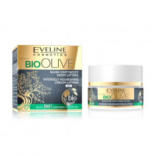 Intensively nutritious lifting cream for the person Eveline Cosmetics Bio Olive Intensely Nourishing Cream-lifting, for dry skin, 50 ml