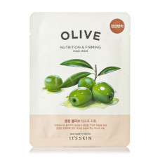 Intensively moistening fabric It's Skin The Fresh Olive Mask Sheet face pack with oil of an olive, 22 g