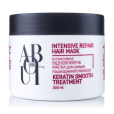 Intensively restoring mask for ABOUT hair hair Keratinov alignment, 300 ml