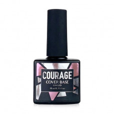 The camouflaging rubber base for the Courage Cover Base UV/LED 07 Sugar Baby gel polish, 10 ml
