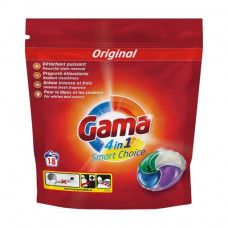 The Gama 4 washing capsules in 1 Univarsal of 18 washings, 18 pieces
