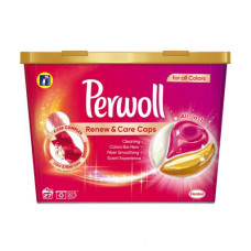 The Perwoll Renew & Care Caps washing capsules for color things, 27 washings, 27 pieces