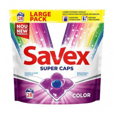 Savex Super Caps Color washing capsules, 28 washings, 28 pieces