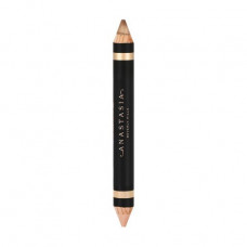 Pencil highlighter for eyebrows of Anastasia Beverly Hills Highlighting Duo Pencil, Matte Shell/Lace Shimmer, 4.8 g