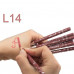 Pencil for lips of WoBs L14 of pink and coffee, 2 g