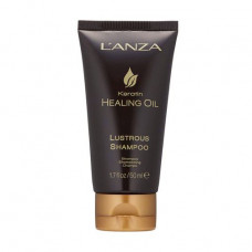 Keratin shampoo for shine of hair of L'anza Keratin Healing Oil Lustrous Shampoo, 50 ml