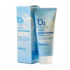 Oxygen skin for washing of FarmStay O2 Premium Aqua Foam Cleansing, 100 ml