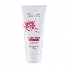 Oxygen gel for washing of Biotrade Acne Out Oxy Wash Cleansing Gel For Face against acne rash, 50 ml