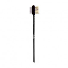 Brush for eyebrows and eyelashes of WoBs flat, natural pile (W5007)