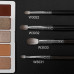 Brush for shading of shadows of WoBs round, synthetic pile (W3022)