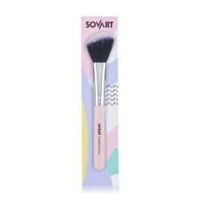 Brush for blush and Sovart powder, from synthetic pile