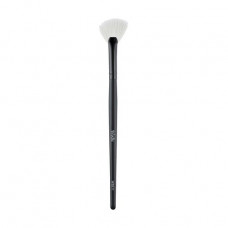 Brush for shadows and a highlighter of WoBs Slanted, fan, flat, natural pile (W5511)