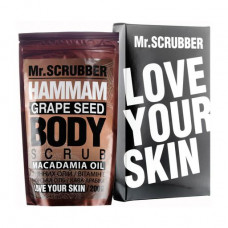 Kofejny body scrub of Mr.Scrubber Grape Seed Body Scrub Hammam Oil all-type skin, 200 g