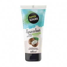 Kokosovy a body scrub of Bielita Super Scrubs Nutritious, with almonds, 150 ml