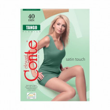 Tights female Conte elegant Tango classical, without shorts, 40 DEN, Bronz, size 2