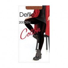 Tights female Defile Comfort Cotton 200 DEN, black, size 2