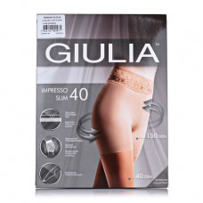 Tights female GIULIA IMPRESSO EFFECT UP 40 DEN nero of river 2