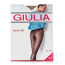 Tights female GIULIA BIKINI 40 Den nero of river 5