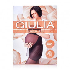 Tights female Giulia Mama for pregnant women, with shorts and a special insert, 20 DEN, Nero, size 2