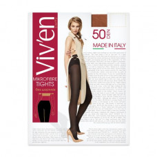 Tights female Viv'en petty Microfibre Tights without shorts, 50 DEN, black, size 2