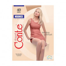 Tights women's with shorts Conte elegant Nuance 40 DEN, Bronz, size 2
