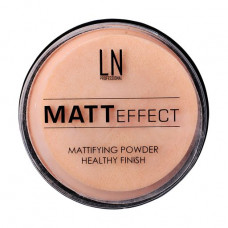 Compact powder for the person LN Professional Matt Effect 101, 12 g