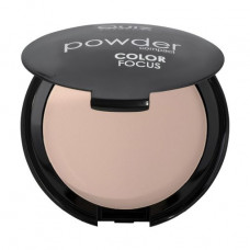 Compact powder for the person Quiz Cosmetics Color Focus with a mirror of 02 Nude, 12 g