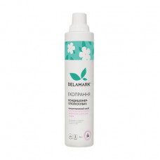 The conditioner - fabric softener of Delamark with flower and fruit aroma, with ambergris notes, up to 30 washings, 750 ml