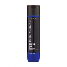 The conditioner for neutralization of copper shades of a fair hair of Matrix Total Results Brass Off Conditioner, 300 ml
