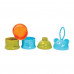 Container for storage of the children's mixes Lindo Li 839 Multi-colored, 4 sections