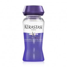 Concentrate of Kerastase Fusio Dose Concentre Ultra Violet for intensive recovery of the injured clarified or melirovanny hair and neutralization to a nezha