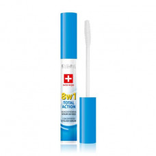 The concentrated syrovatka for eyelashes of Eveline Cosmetics Multi-Purpose Eyelash Serum Total Action 8 in 1, 10 ml