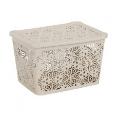 Basket for storage of Violet House 0402 2 Cappuchino Openwork, 25*20*15 cm, 7 l