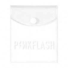 Cosmetic transparent Pinkflash bag for storage of lipstick, 8.2*10.5 cm