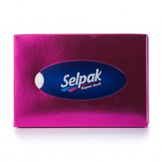 Selpak cosmetic wipes mini-box, 3-layer, 70 pieces