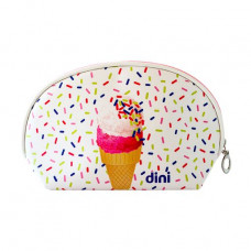 Make-up bag of Dini Ice Cream of roundish, 22*14*3 cm (d-265)