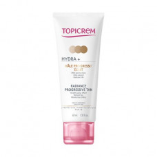 Krem-avtozagar for the person and a zone of a decollete Topicrem Hydra + Radiance Progressive Tan, 40 ml