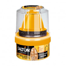 Cream gloss for footwear from smooth skin of SALTON with the applicator, colourless, 50 ml